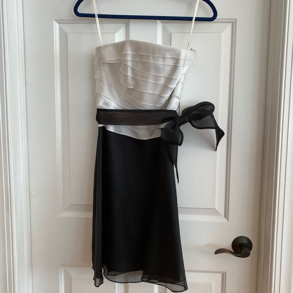 WHBM strapless cocktail dress.